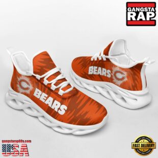 NFL Chicago Bears Zebra Sport Team Max Soul Shoes