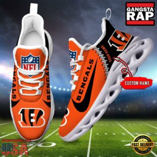 NFL Cincinnati Bengals Custom Name Max Soul Shoes Gift For Fans