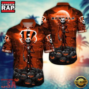 NFL Cincinnati Bengals Halloween Jack Hawaiian Shirt