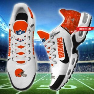 NFL Cleveland Browns Custom Name Air Max Plus Shoes