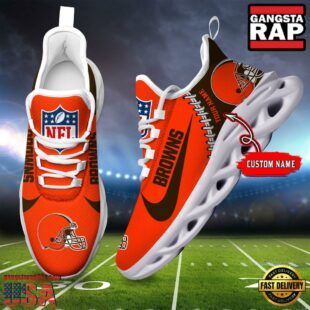 NFL Cleveland Browns Custom Name Max Soul Shoes Gift For Fans