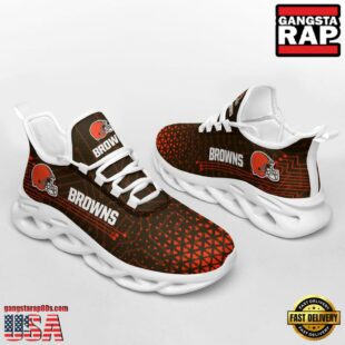 NFL Cleveland Browns Electrical Circuit Sport Team Max Soul Shoes