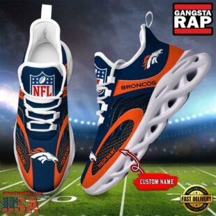 NFL Denver Broncos Custom Max Soul Shoes