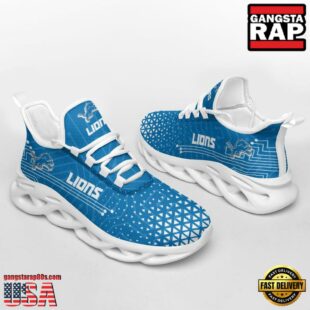 NFL Detroit Lions Electrical Circuit Sport Team Max Soul Shoes