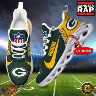 NFL Green Bay Packers Custom Name Max Soul Shoes Gift For Fans