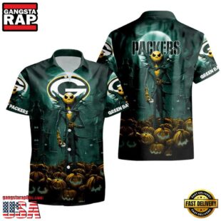 NFL Green Bay Packers Halloween Jack Hawaiian Shirt