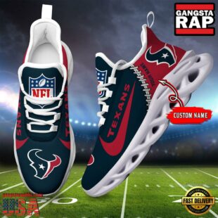 NFL Houston Texans Custom Name Max Soul Shoes Gift For Fans