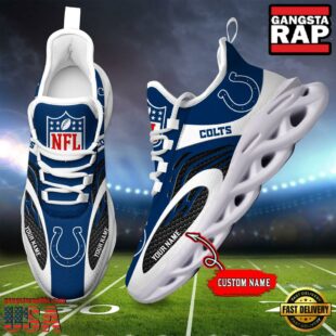 NFL Indianapolis Colts Custom Max Soul Shoes