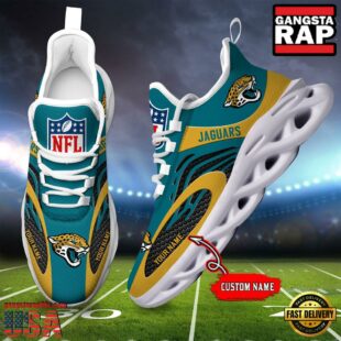 NFL Jacksonville Jaguars Custom Max Soul Shoes