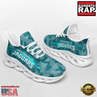 NFL Jacksonville Jaguars Knitted Camouflage Sport Team Max Soul Shoes