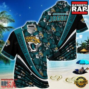 NFL Jacksonville Jaguars Summer Hawaii Shirt With Tropical Flower Pattern