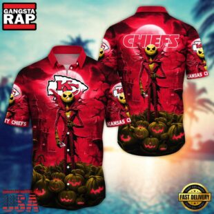 NFL Kansas City Chiefs Halloween Jack Hawaiian Shirt