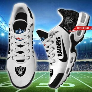 NFL Las Vegas Raiders Custom Name Air Max Plus Shoes