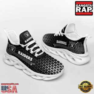 NFL Las Vegas Raiders Electrical Circuit Sport Team Max Soul Shoes