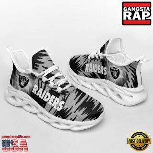 NFL Las Vegas Raiders Zebra Sport Team Max Soul Shoes