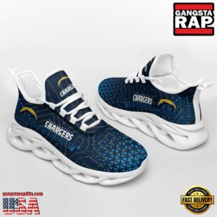 NFL Los Angeles Chargers Electrical Circuit Sport Team Max Soul Shoes