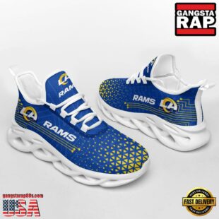 NFL Los Angeles Rams Electrical Circuit Sport Team Max Soul Shoes