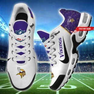 NFL Minnesota Vikings Custom Name Air Max Plus Shoes