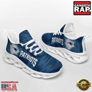 NFL New England Patriots Zebra Sport Team Max Soul Shoes