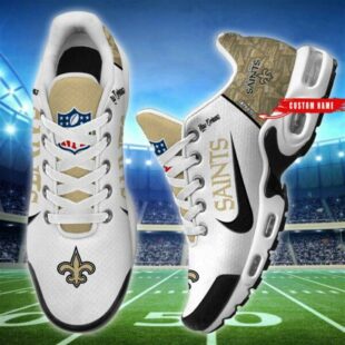 NFL New Orleans Saints Custom Name Air Max Plus Shoes