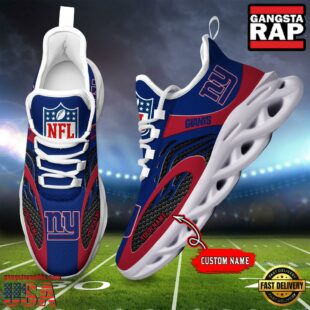 NFL New York Giants Custom Max Soul Shoes