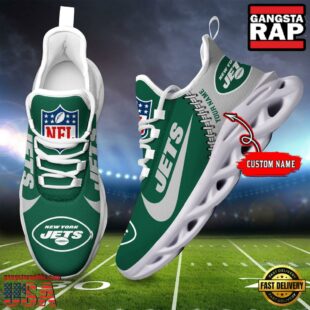 NFL New York Jets Custom Name Max Soul Shoes Gift For Fans