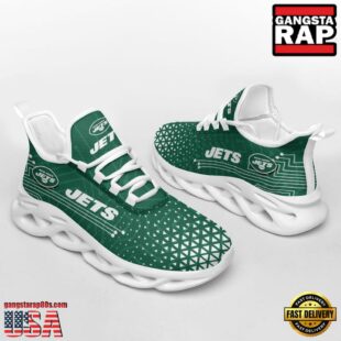 NFL New York Jets Electrical Circuit Sport Team Max Soul Shoes