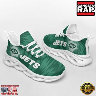 NFL New York Jets Zebra Sport Team Max Soul Shoes