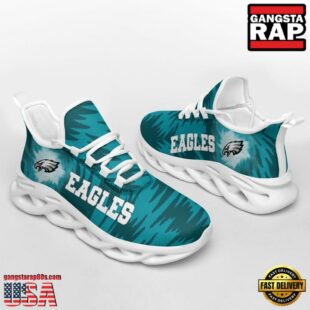 NFL Philadelphia Eagles Zebra Sport Team Max Soul Shoes