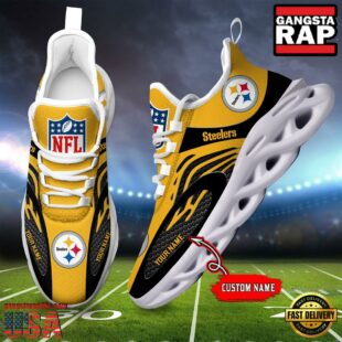 NFL Pittsburgh Steelers Custom Max Soul Shoes