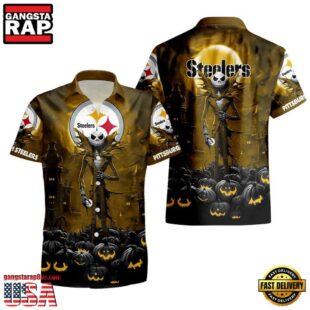 NFL Pittsburgh Steelers Halloween Jack Hawaiian Shirt