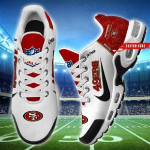 NFL San Francisco 49ers Custom Name Air Max Plus Shoes