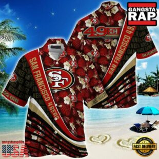 NFL San Francisco 49ers Summer Hawaii Shirt With Tropical Flower Pattern