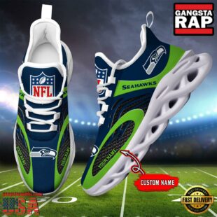 NFL Seattle Seahawks Custom Max Soul Shoes