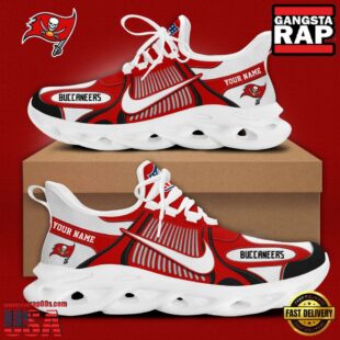 NFL Tampa Bay Buccaneers Blue White Stripes Logo Custom Clunky Max Soul Shoes