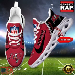 NFL Tampa Bay Buccaneers Custom Name Max Soul Shoes Gift For Fans