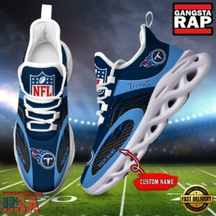 NFL Tennessee Titans Custom Max Soul Shoes