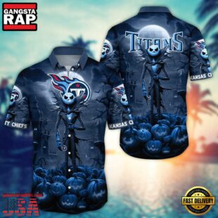 NFL Tennessee Titans Halloween Jack Hawaiian Shirt