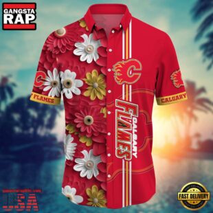 NHL Calgary Flames Hawaiian Shirt