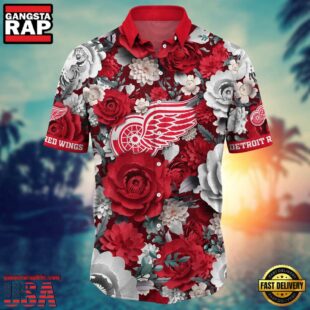 NHL Detroit Red Wings NHL Hawaiian Shirt