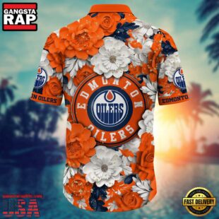 NHL Edmonton Oilers NHL Hawaiian Shirt