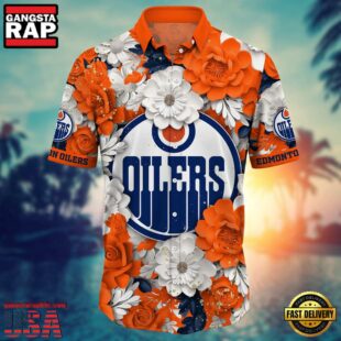 NHL Edmonton Oilers NHL Hawaiian Shirt