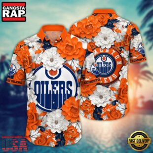 NHL Edmonton Oilers NHL Hawaiian Shirt