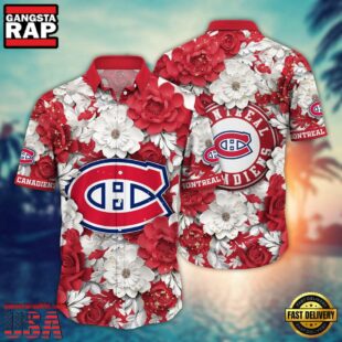 NHL Montreal Canadiens Hawaiian Shirt