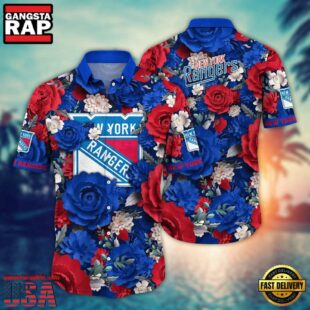 NHL New York Rangers Hawaiian Shirt