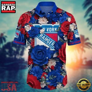 NHL New York Rangers Hawaiian Shirt