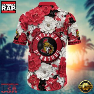 NHL Ottawa Senators Hawaiian Shirt