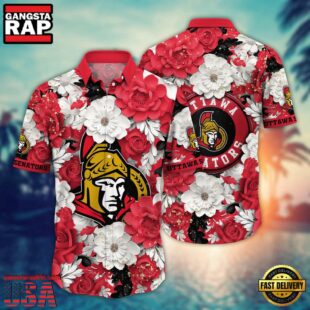 NHL Ottawa Senators Hawaiian Shirt