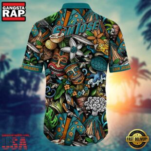 NHL San Jose Sharks Hawaiian Shirt