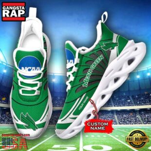 NORTH TEXAS MEAN GREEN NCAA Custom Max Soul Shoes Sneakers